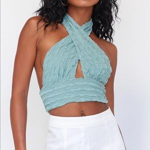 “Chayse Top Blue” Princess Polly